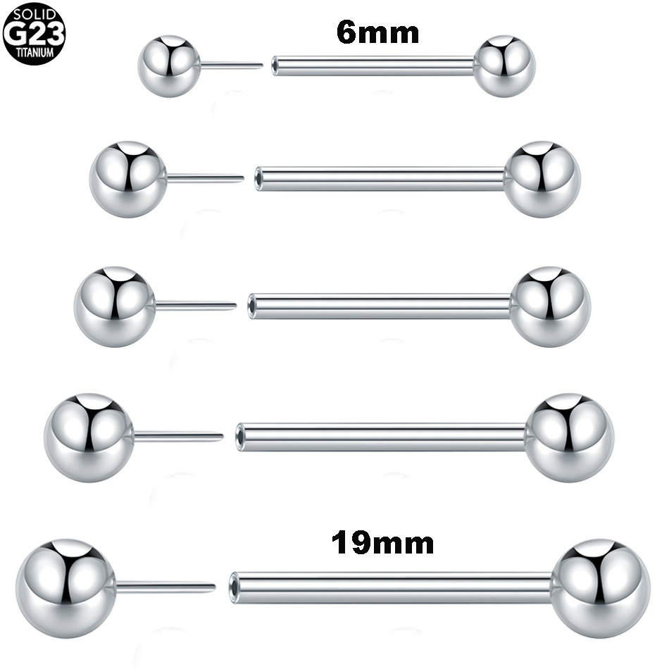 Body Jewelry Threadless - Embouts sans fil en titane G23,