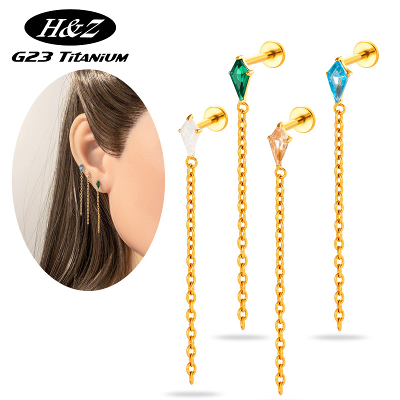Body Jewelry Threadless - 1 pièce Piercing en Titane G23
