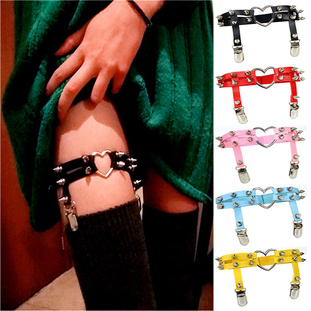 Body Jewelry Ends - Anneaux de jambe élastiques en cuir