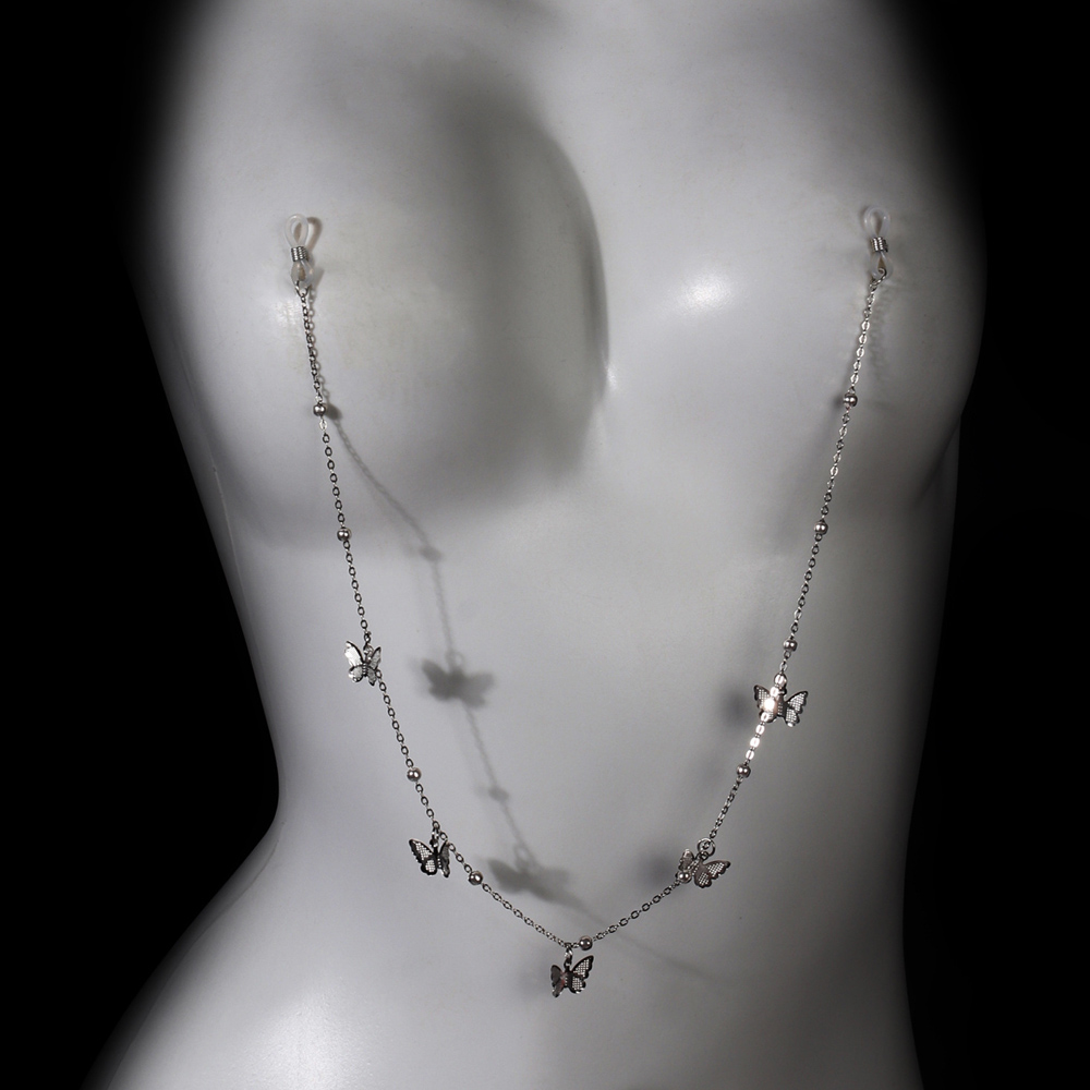 Body Jewelry Retainers - Chaîne de poitrine sexy en métal
