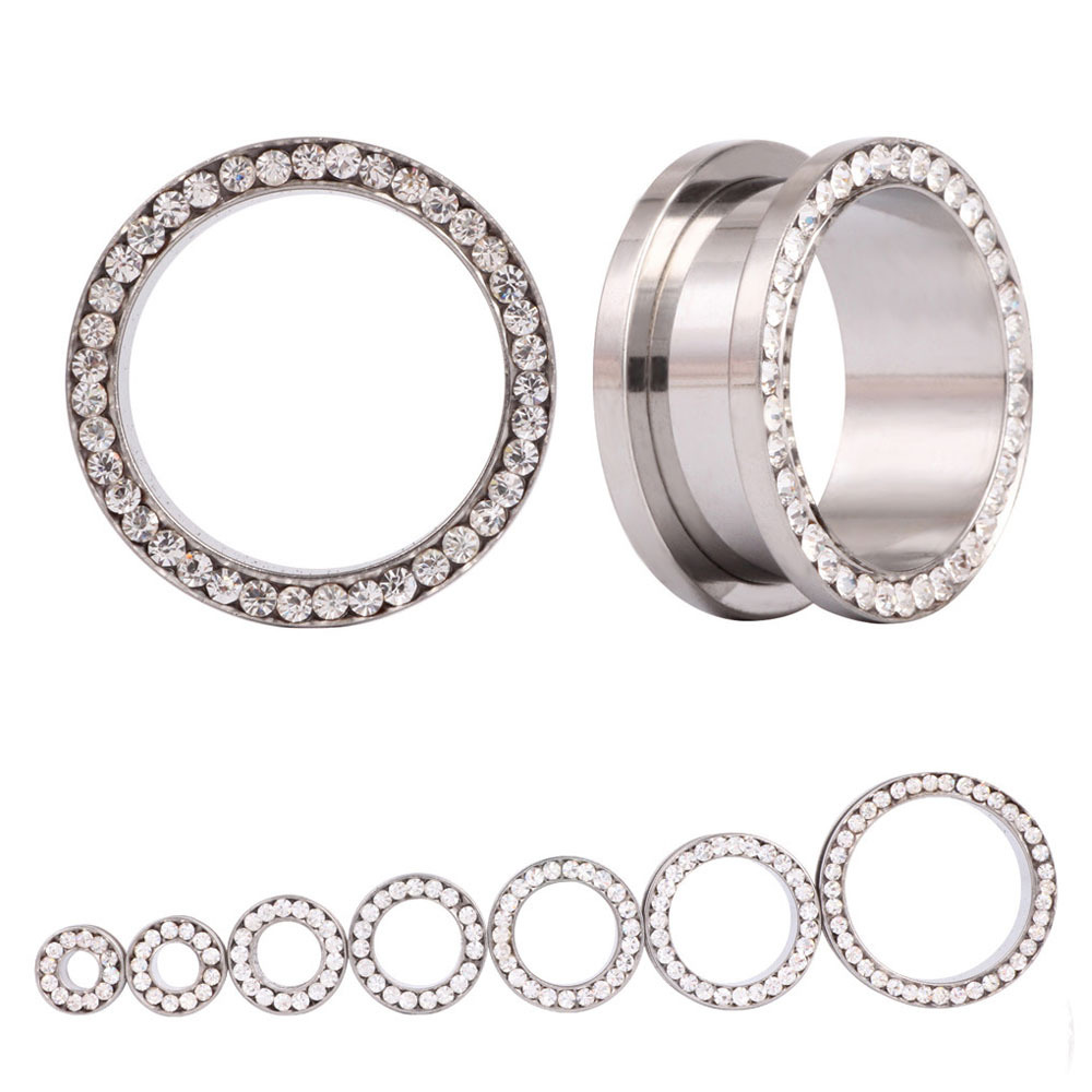 Body Jewelry Gauges - Lot de 2 Tunnels d'oreille en