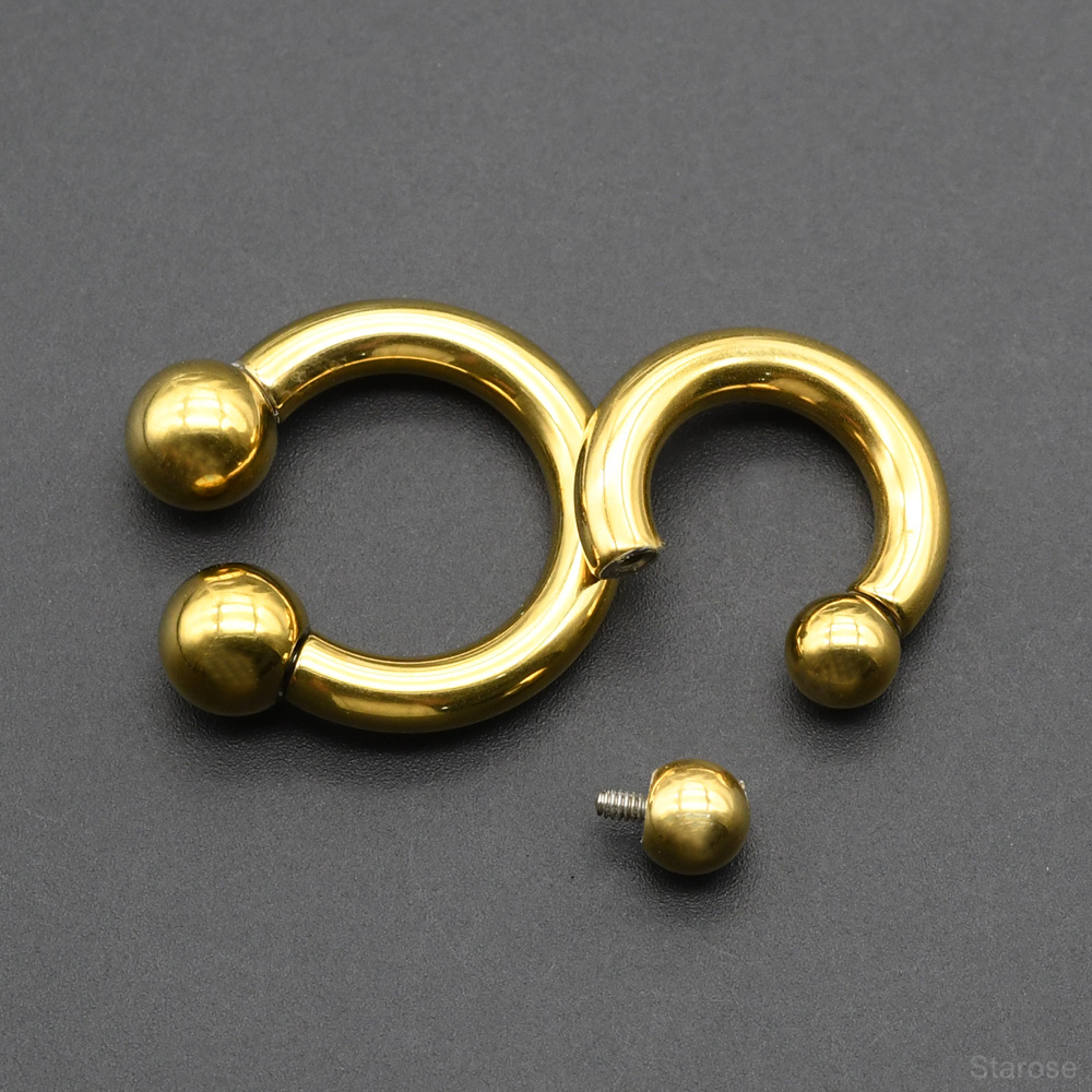 Body Jewelry Gauges - Anneau en fer à cheval en