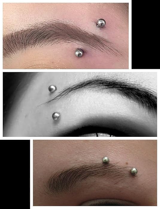 Lot de 32 pièces en acier chir - Eyebrow Curved Barbell avis et prix