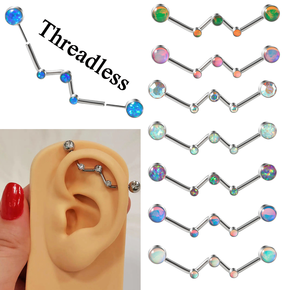 Boucles d'oreilles en acier ch - Body Jewelry Threadless avis et prix