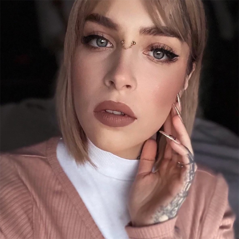 1pc Zircon boule cône sourcil  - Eyebrow Curved Barbell avis et prix