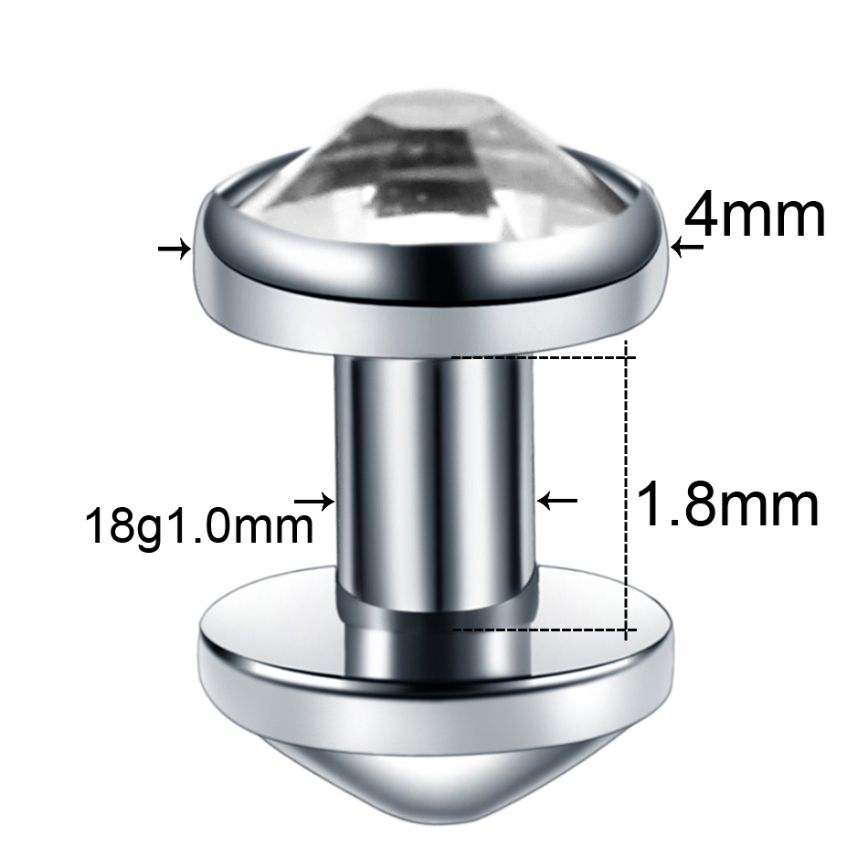 G23 Titanium Dermal Piercings, - Body Jewelry La avis et prix