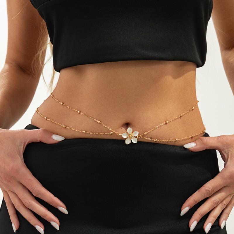 Chaîne de taille double couche - Body Jewelry Charms avis et prix