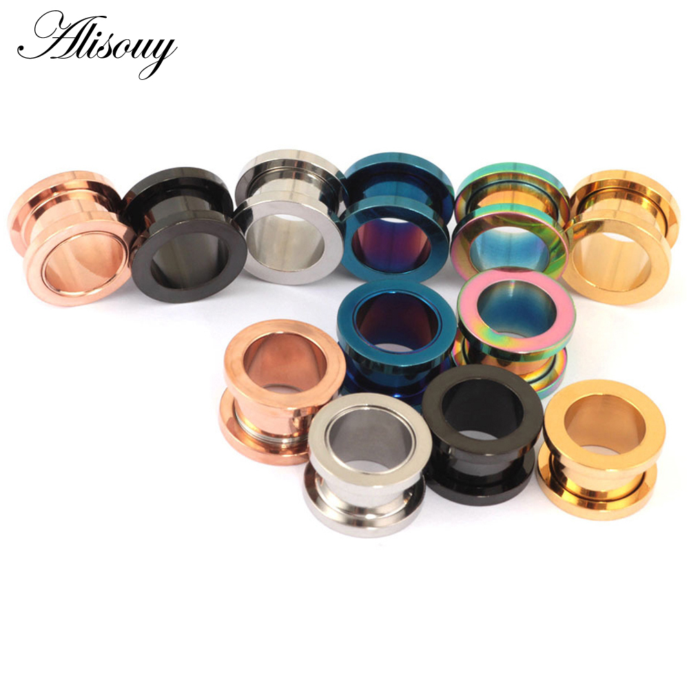 Bouchons d'oreille en acier in - Body Jewelry Gauges avis et prix