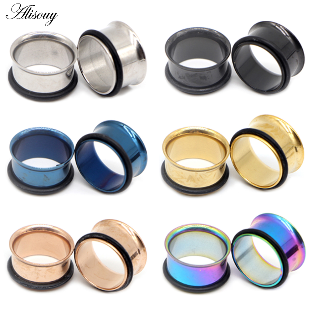 Bouchons d'oreille en acier in - Body Jewelry Gauges avis et prix