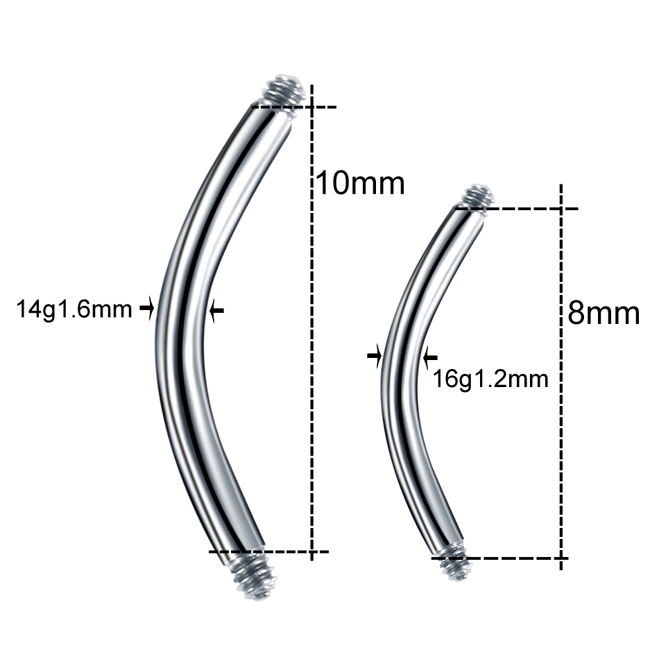 Gels de piercing en acier pour - Body Jewelry Gauges avis et prix