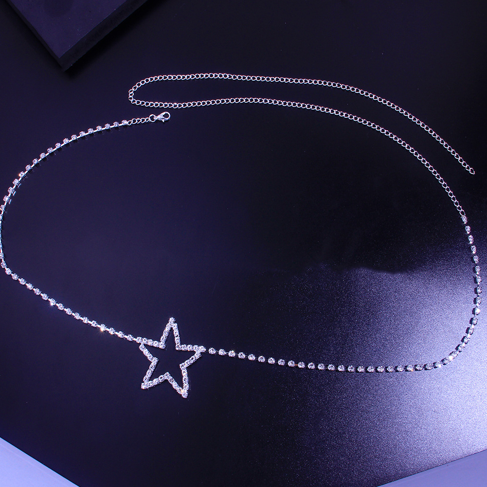 Chaîne de taille de luxe en st - Body Jewelry Charms avis et prix