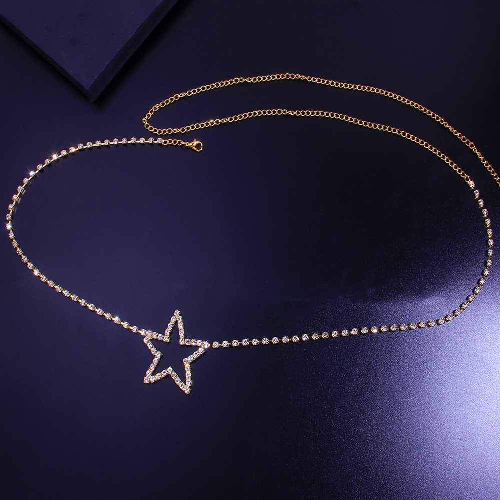 Chaîne de taille de luxe en st - Body Jewelry Charms avis et prix