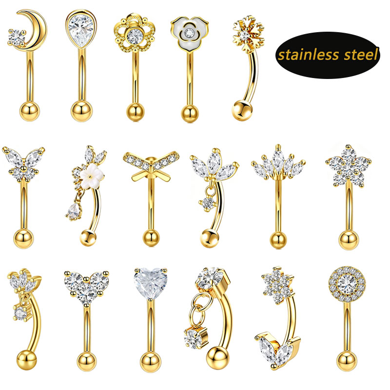 1 pièce/lot – Bijou de piercin - Eyebrow Curved Barbell avis et prix