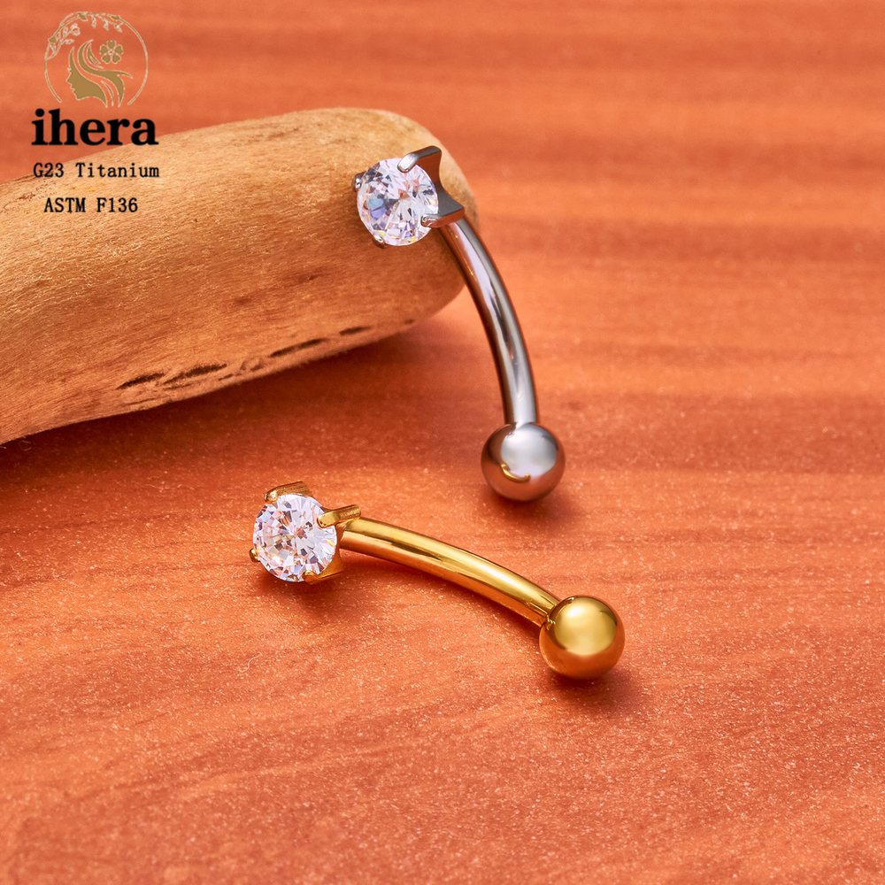 Anneaux de sourcil en titane A - Eyebrow Curved Barbell avis et prix