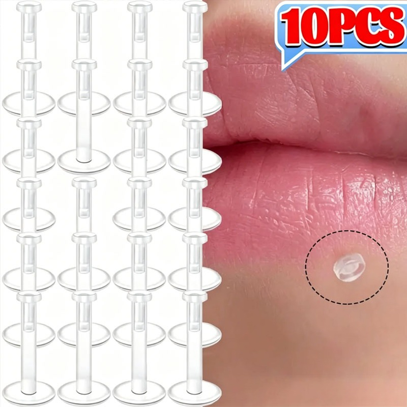 Lot de 10 tiges souples transp - Body Jewelry Gauges avis et prix