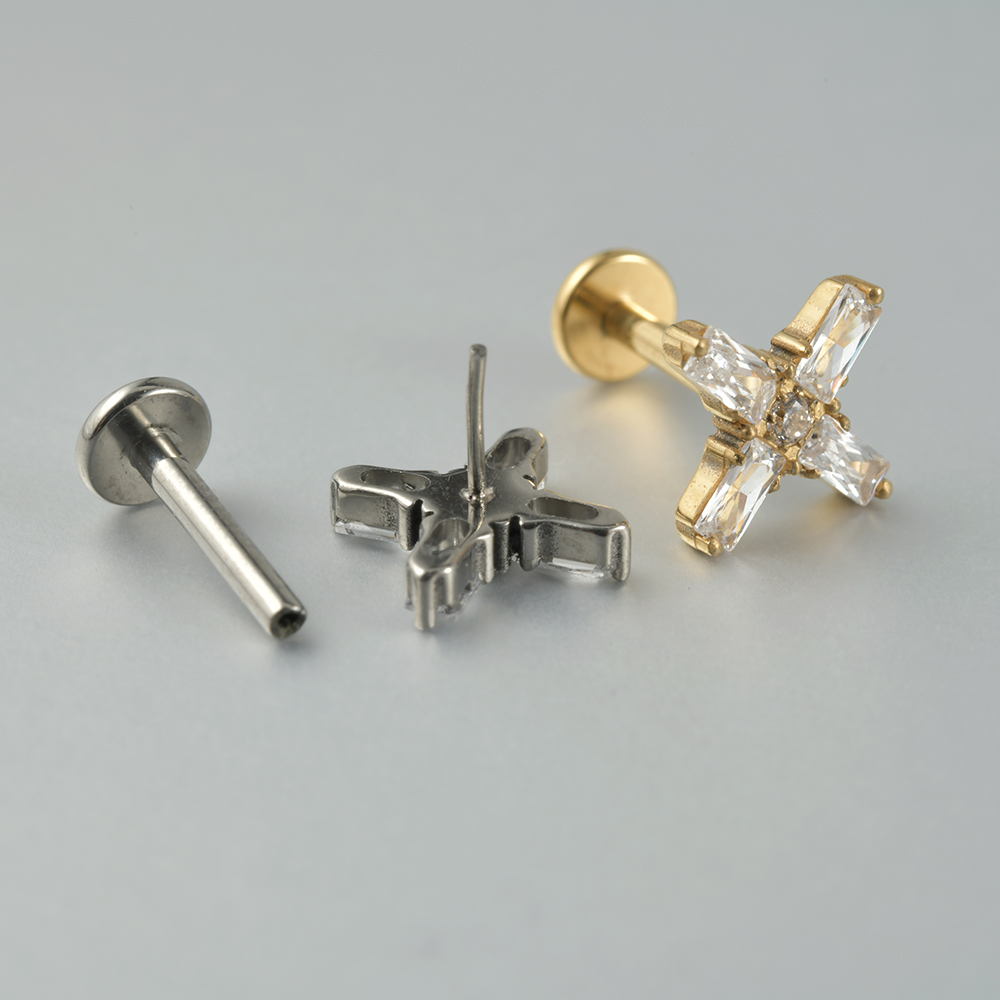 1PC G23 titane sans fil Push I - Body Jewelry Threadless avis et prix