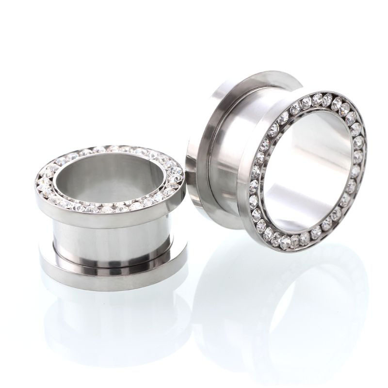 Lot de 2 Tunnels d'oreille en  - Body Jewelry Gauges avis et prix