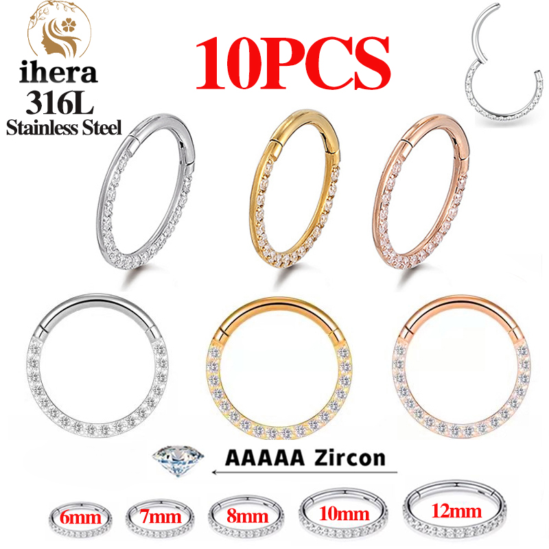 1/10 PIÈCES Anneaux de nez en  - Body Jewelry Art avis et prix