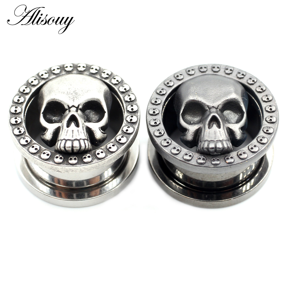 Alisouy 2 pièces 8-25mm acier  - Body Jewelry Gauges avis et prix