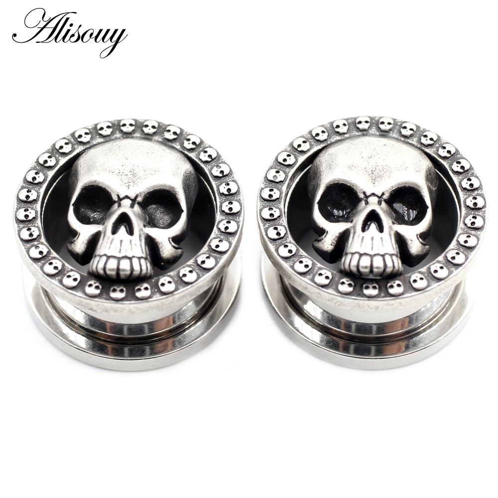 Alisouy 2 pièces 8-25mm acier  - Body Jewelry Gauges avis et prix