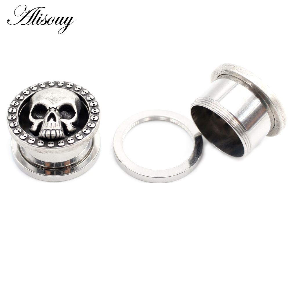 Alisouy 2 pièces 8-25mm acier  - Body Jewelry Gauges avis et prix