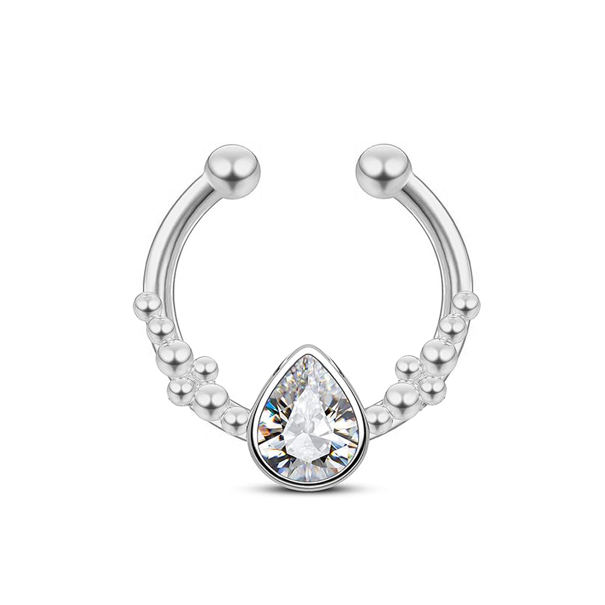 Anneau de faux nez en fer à ch - Body Jewelry Art avis et prix