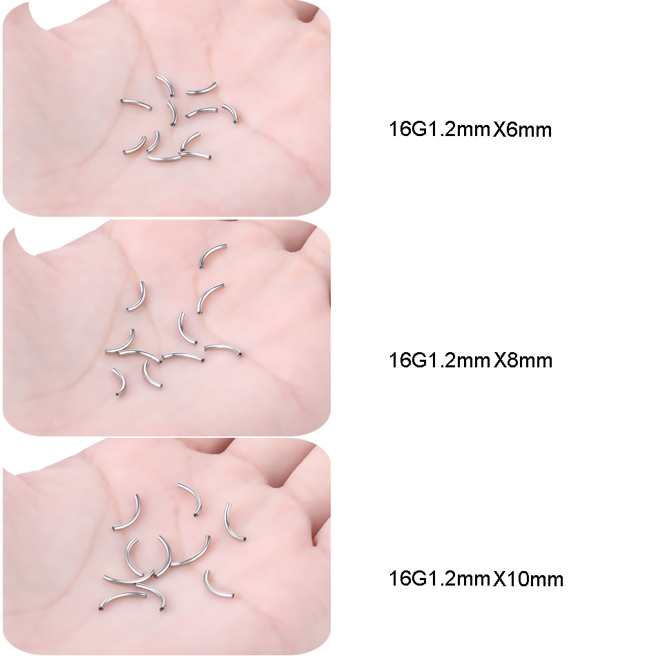 Pièces de barre incurvée en ti - Eyebrow Curved Barbell avis et prix