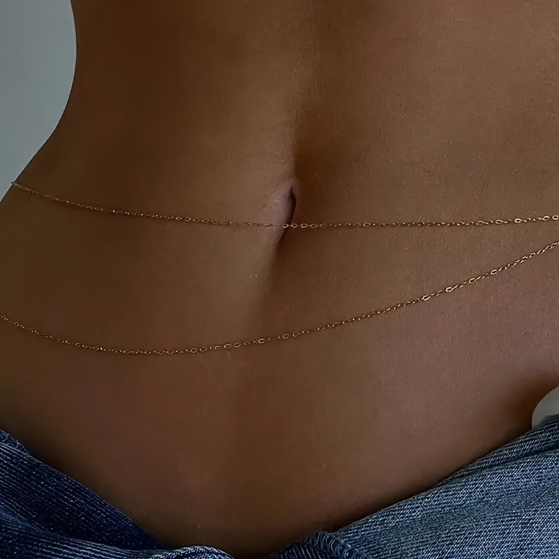 Ceinture chaîne en métal doré  - Body Jewelry Bulk avis et prix