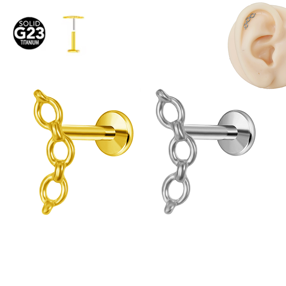 ASTM F-136 titane Labret Pierc - Body Jewelry Threadless avis et prix