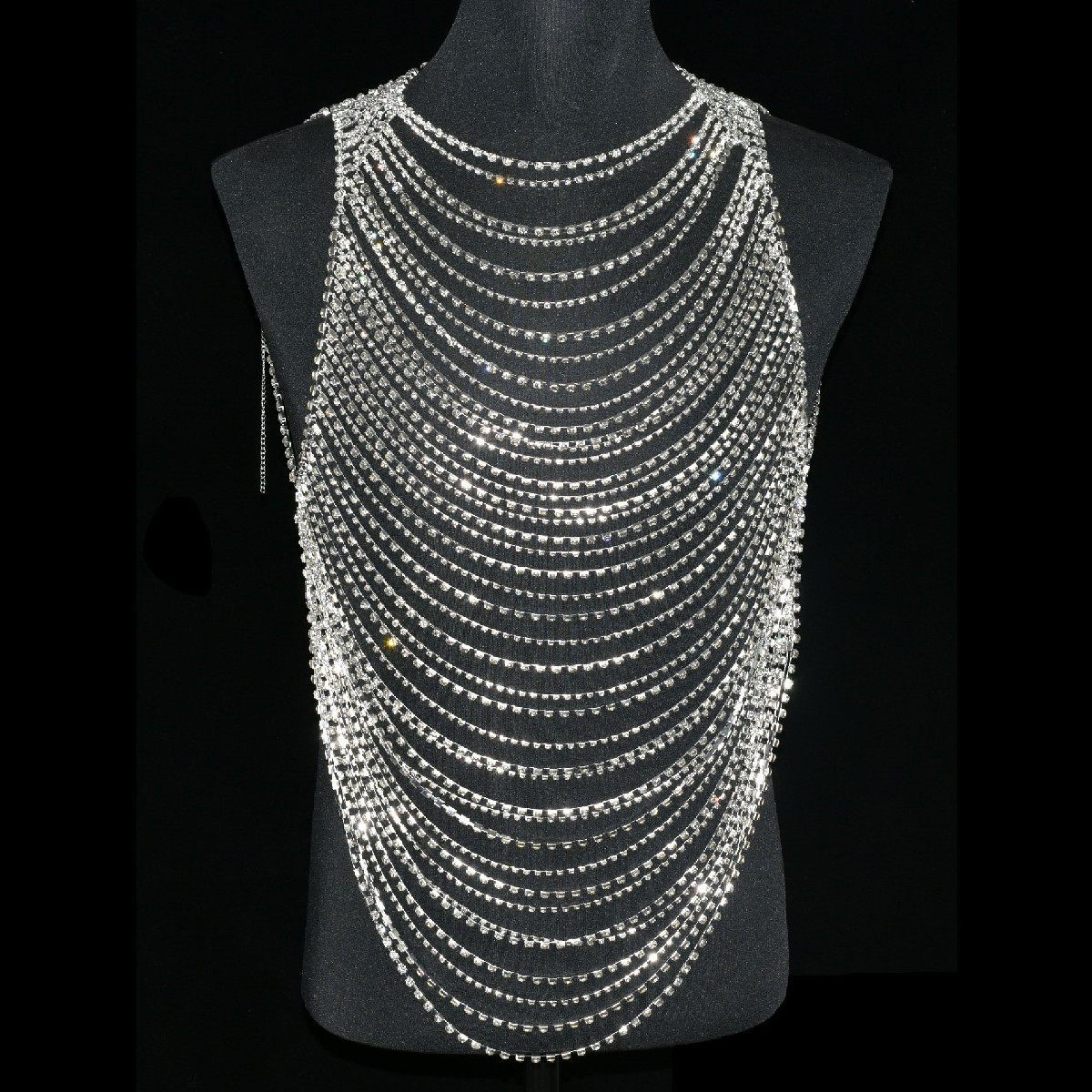 Sous-vêtements luxueux avec ch - Body Jewelry Art avis et prix